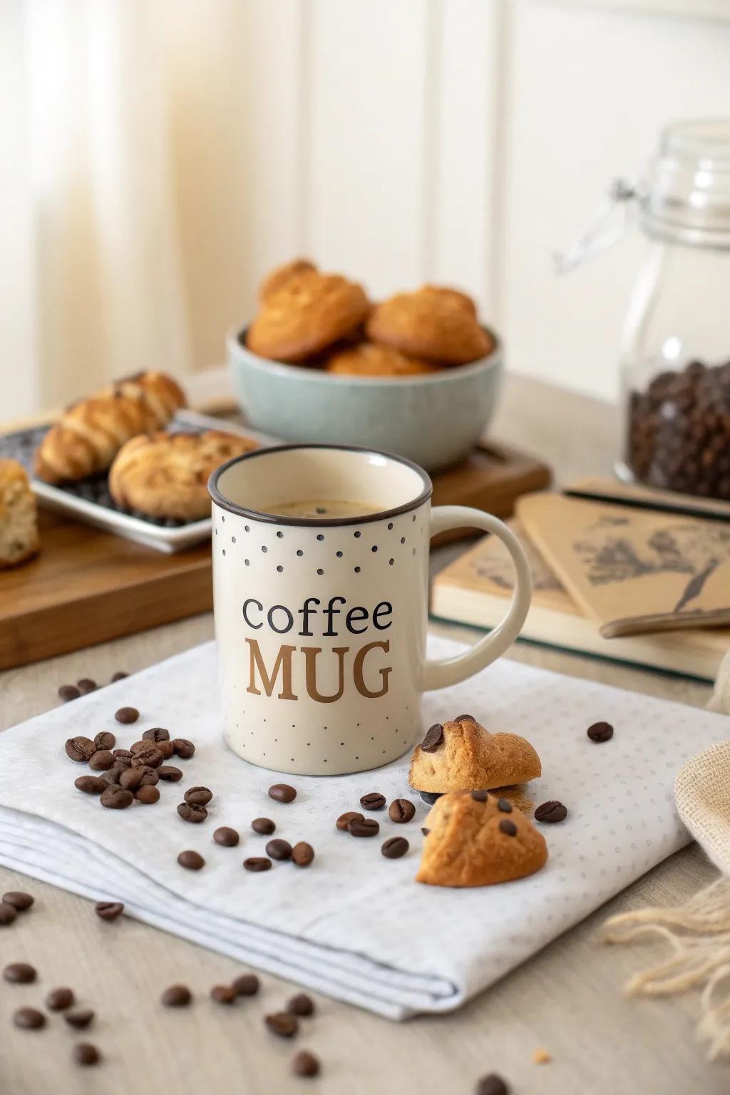 Fashionable coffee cups to brighten any morning routine.
