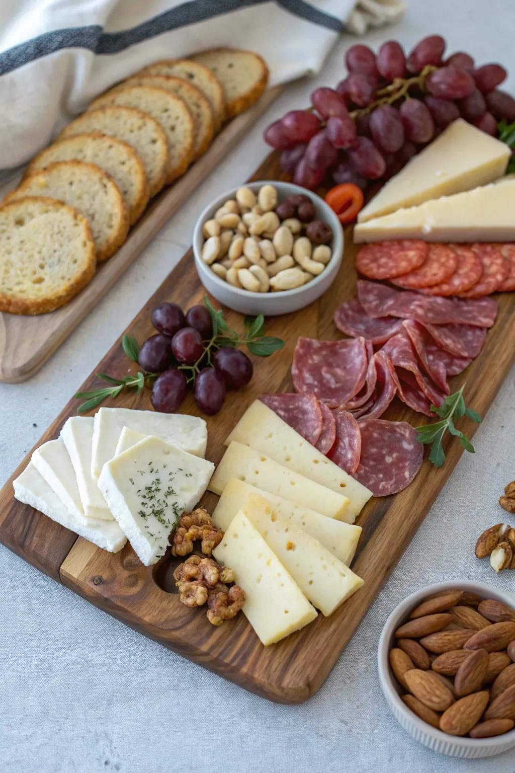 A snack board that elevates the brunch experience.
