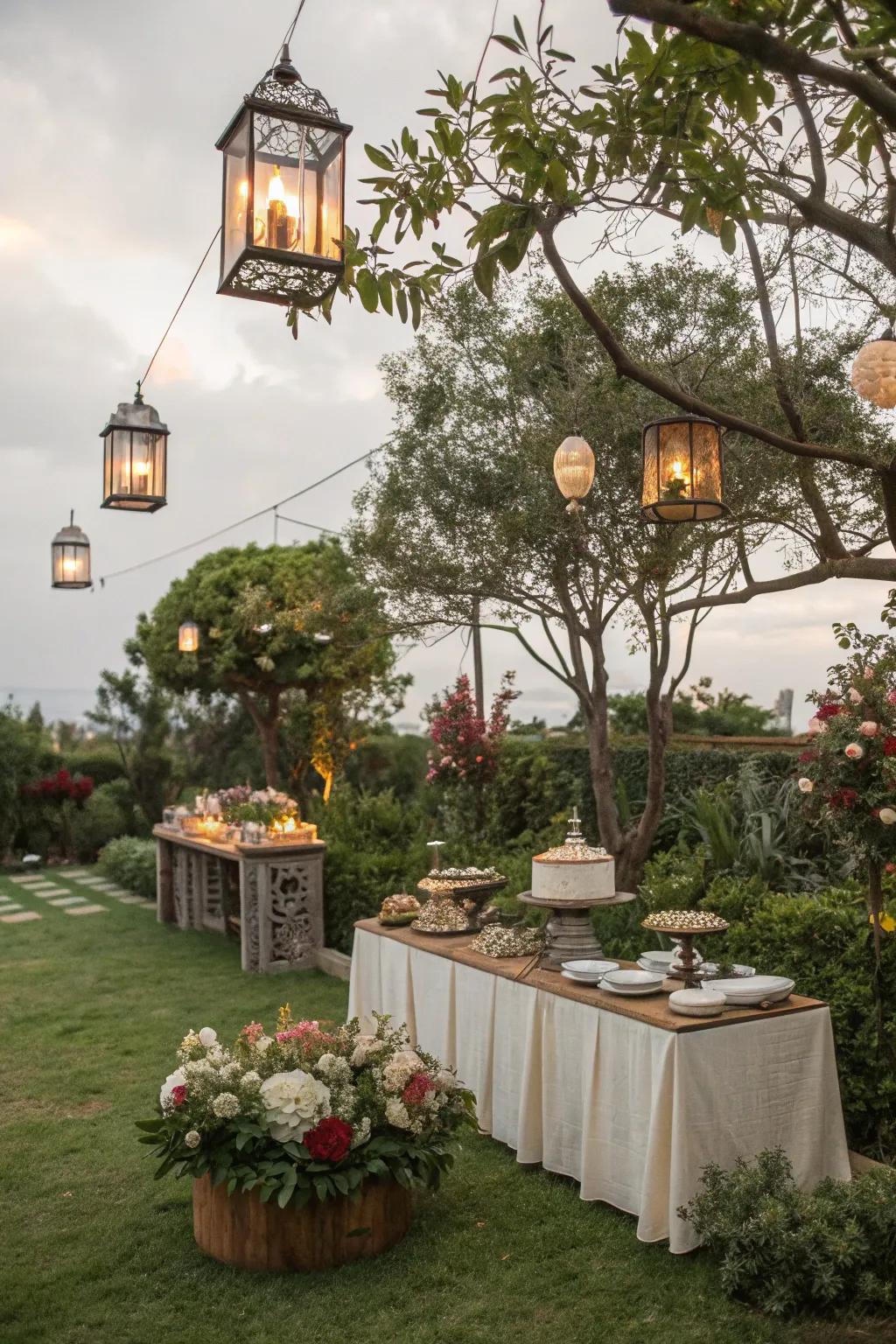 A backyard retreat creates a perfect summer gathering spot.