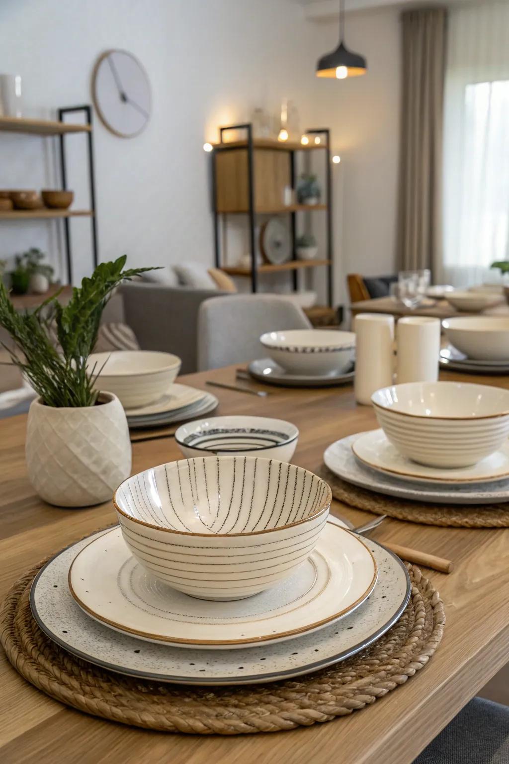 Achieve tranquility with Zen-inspired ceramic designs.