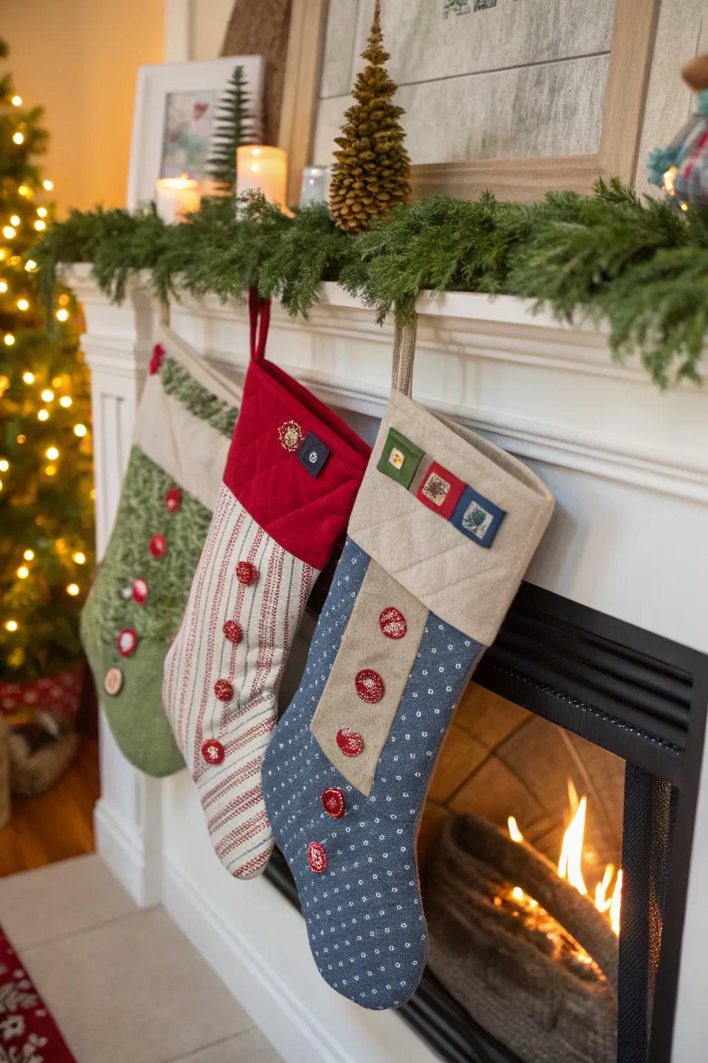 Interactive stockings provide a fun, tactile adventure for kids.