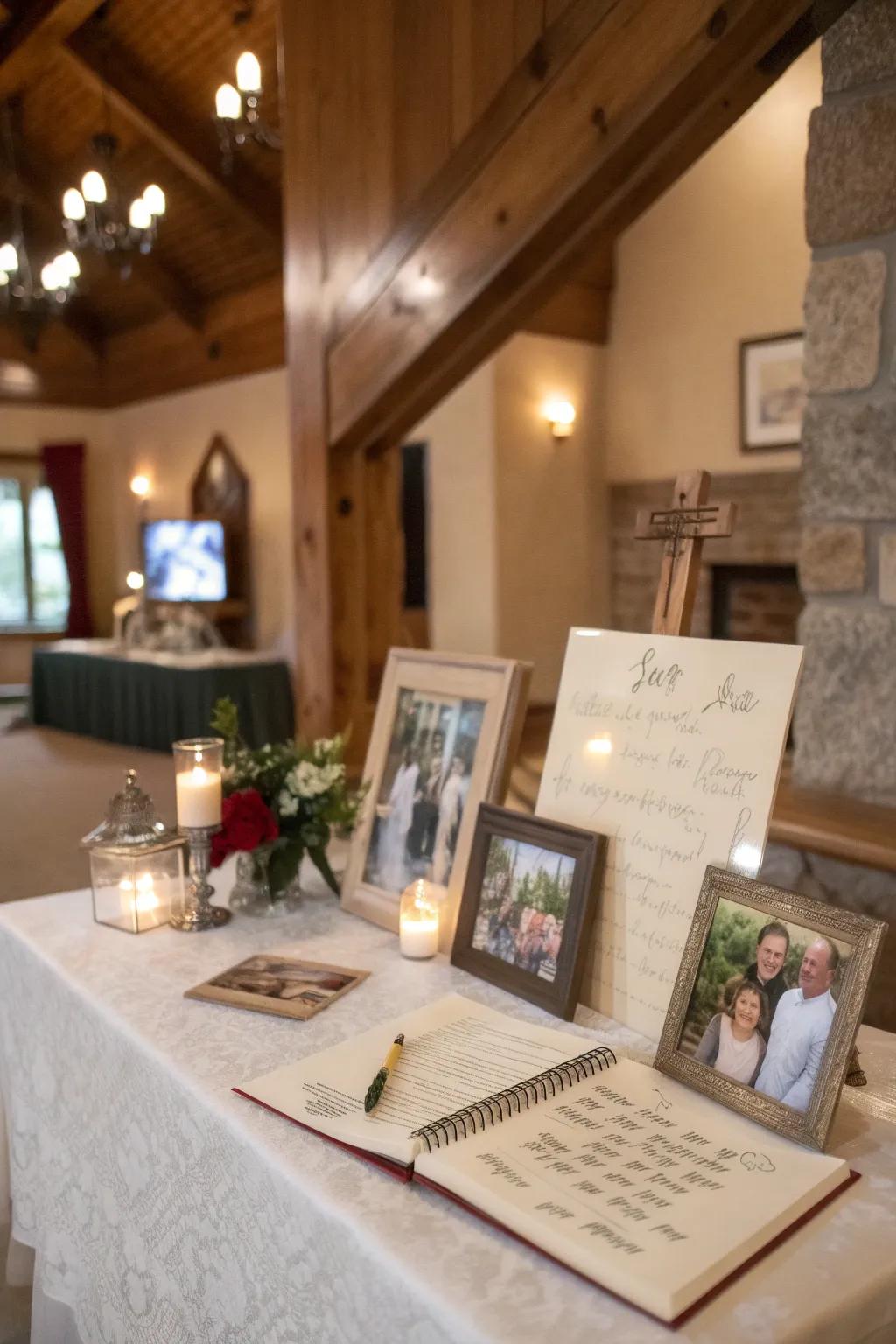 Personal touches create a warm and inviting atmosphere.