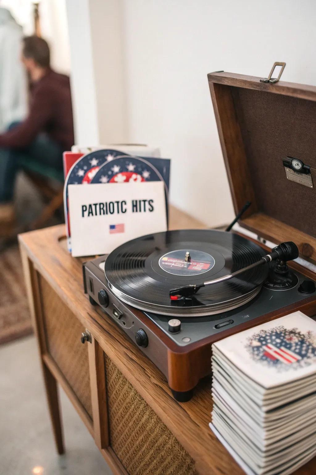 Music establishes the tone for a joyful party.