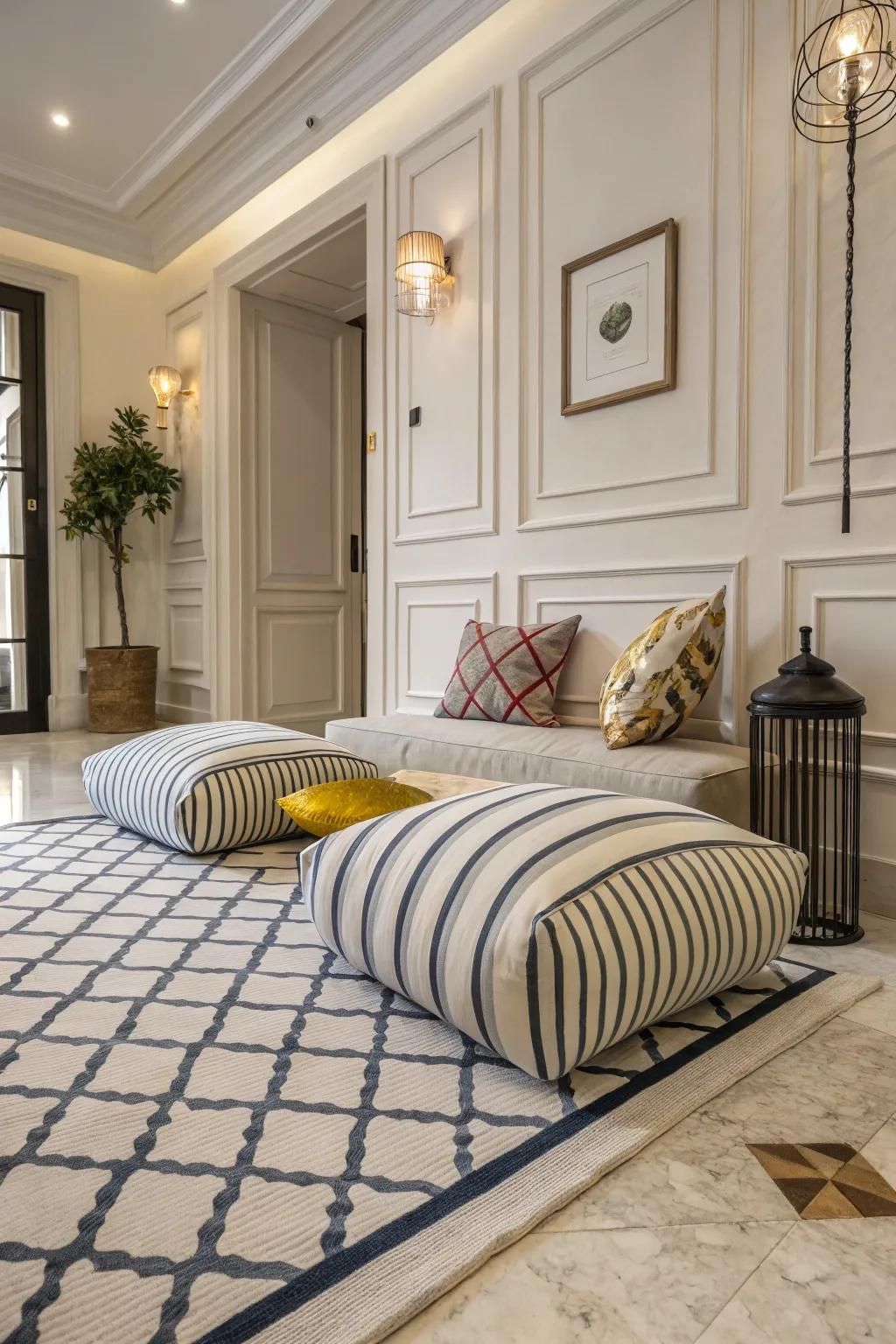 Unexpected designs add a playful twist to coastal decor.