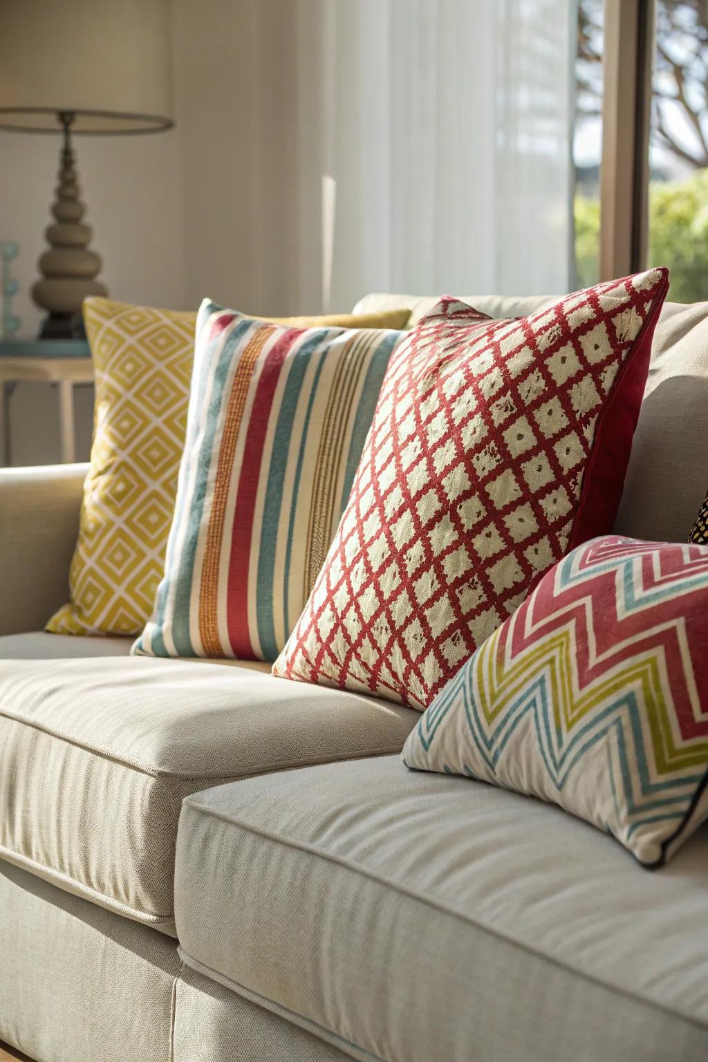 Blending designs introduces a playful, coastal flair.