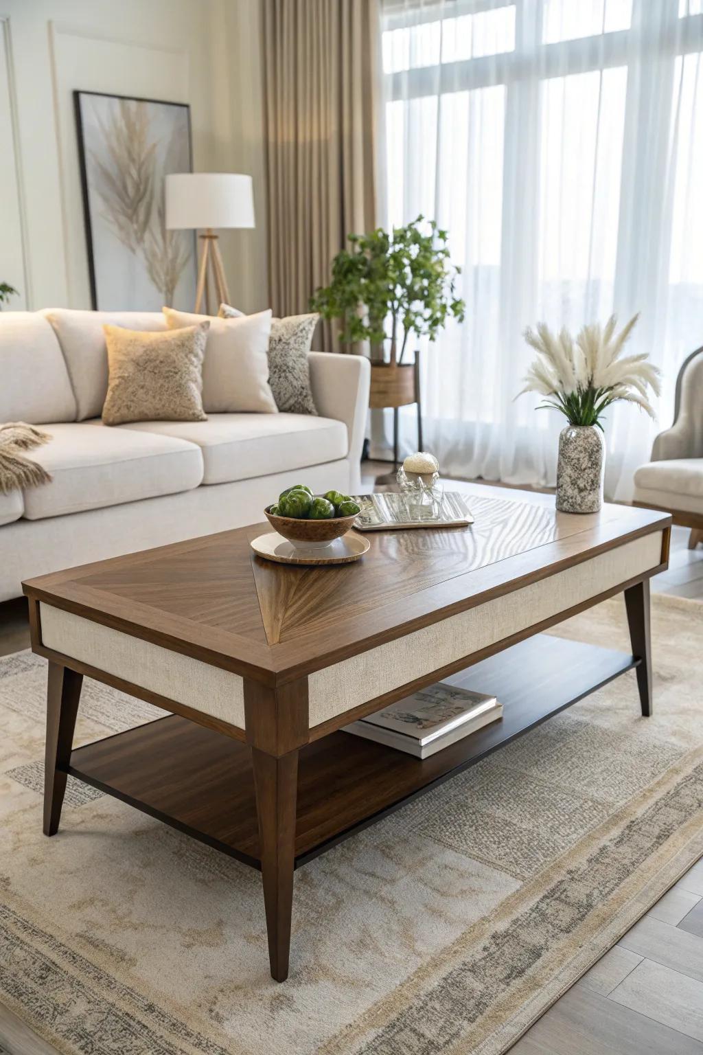 Dual-tone designs introduce depth and intrigue to your decor.
