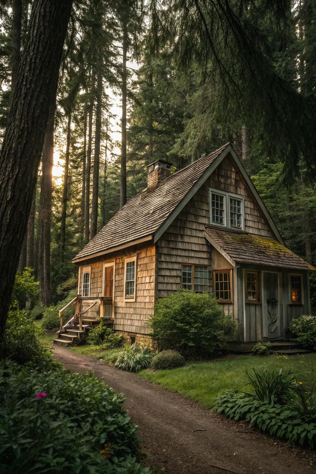 Timber paneling offers natural beauty and character.