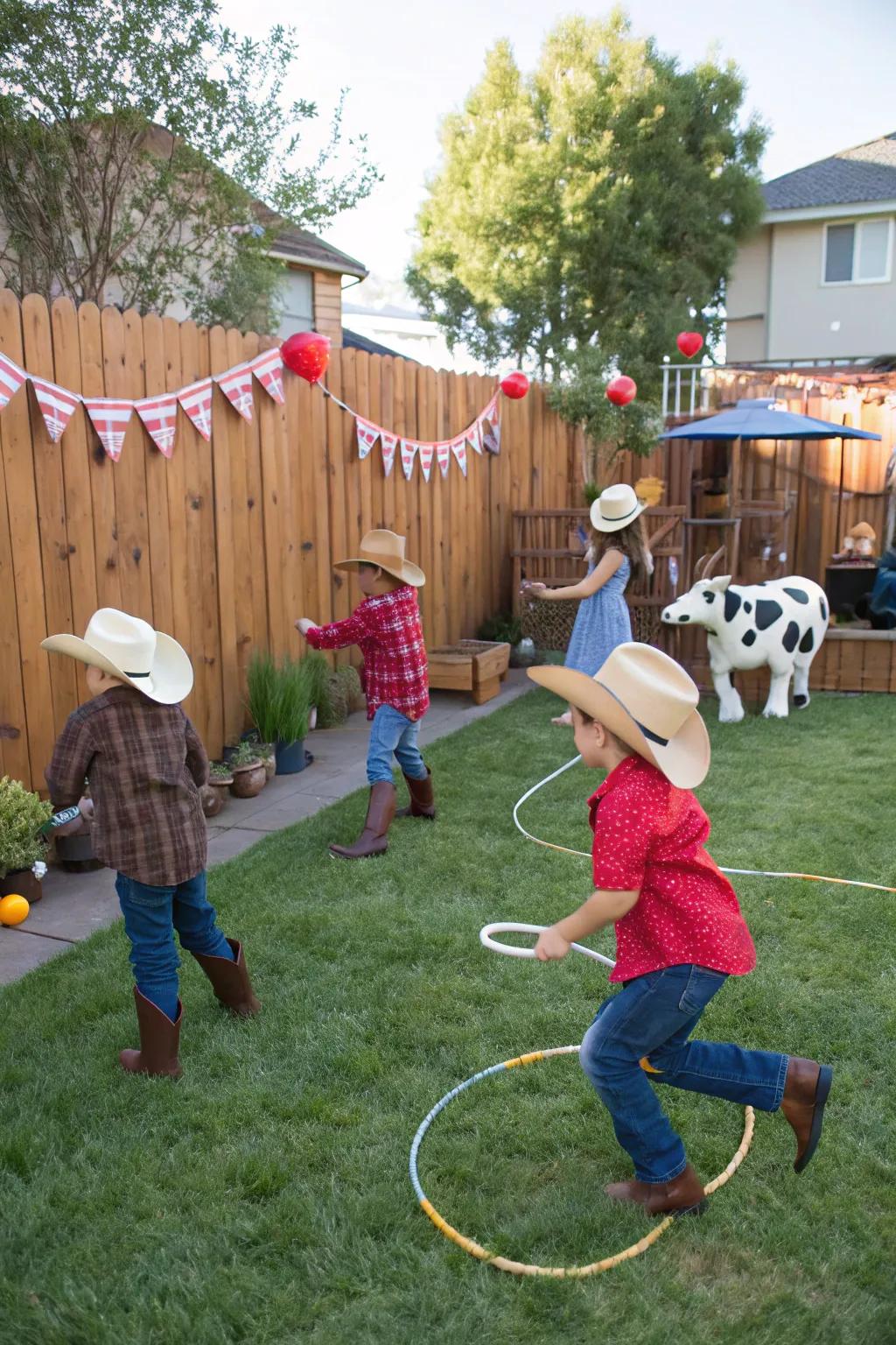 Bring a taste of the rodeo using engaging themed games.