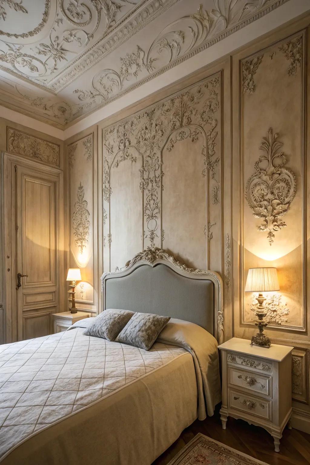 Classic paneling adds architectural interest and timeless elegance.