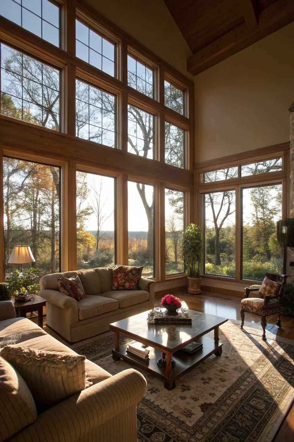 Maximize sunlight to enhance natural warmth in your home.