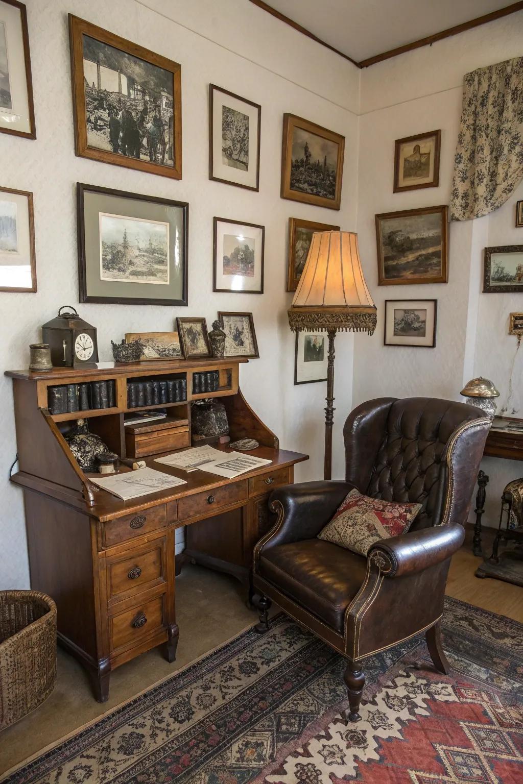 Classic pieces infuse charm and character.