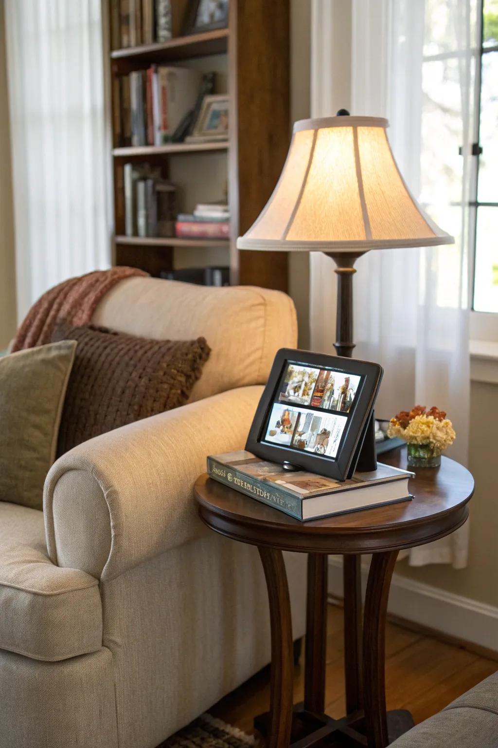 An evolving exhibit through a digital display.