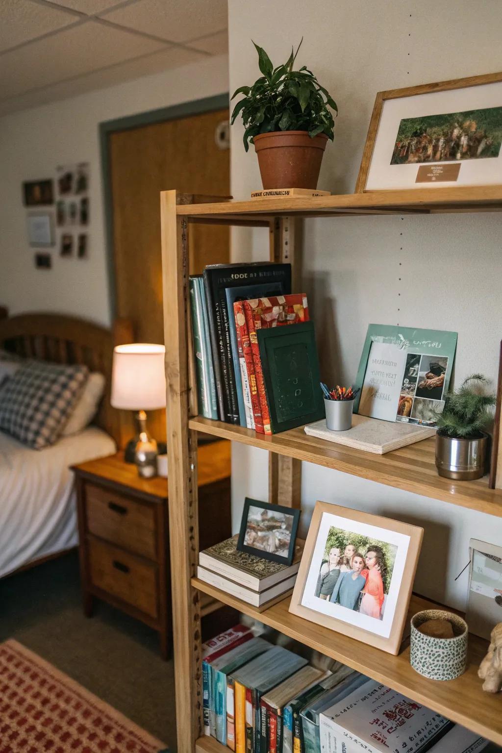 Personal keepsakes add a comforting and unique touch to your area.
