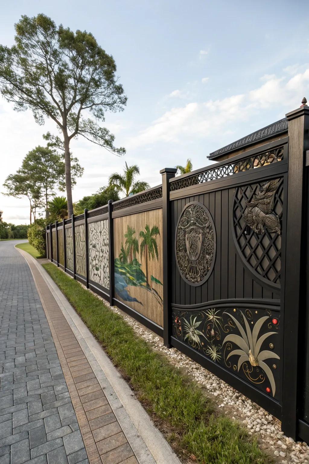 Bespoke patterns transform your perimeter into a work of art.