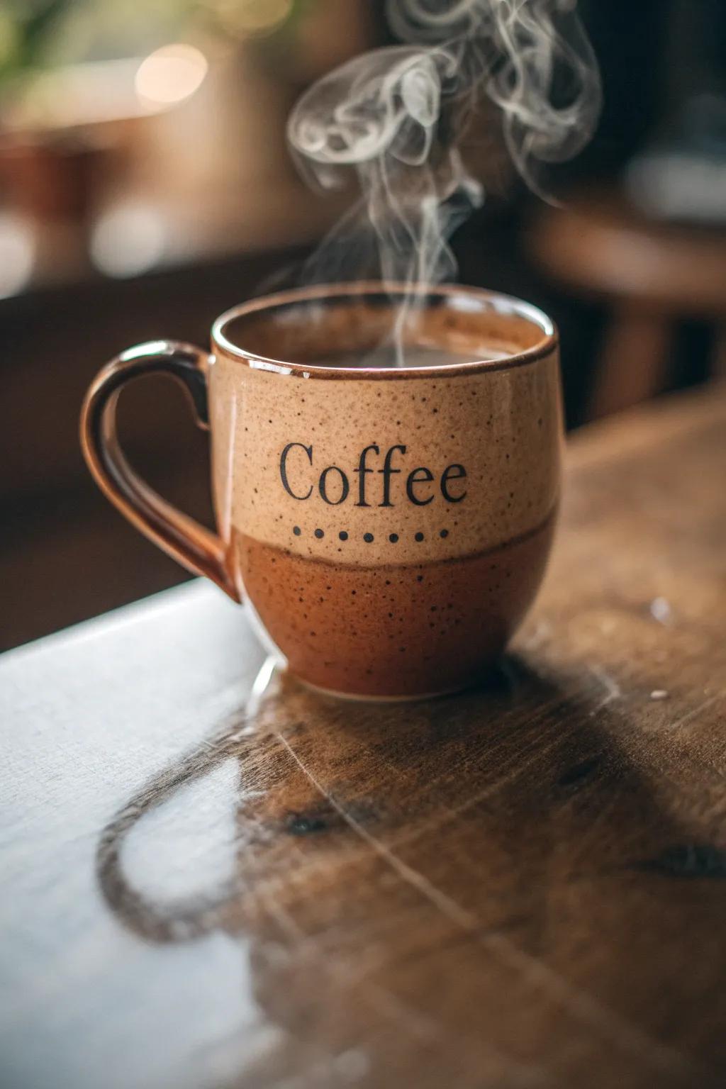 An engraved drink holder makes your morning routine a bit more personal and special.