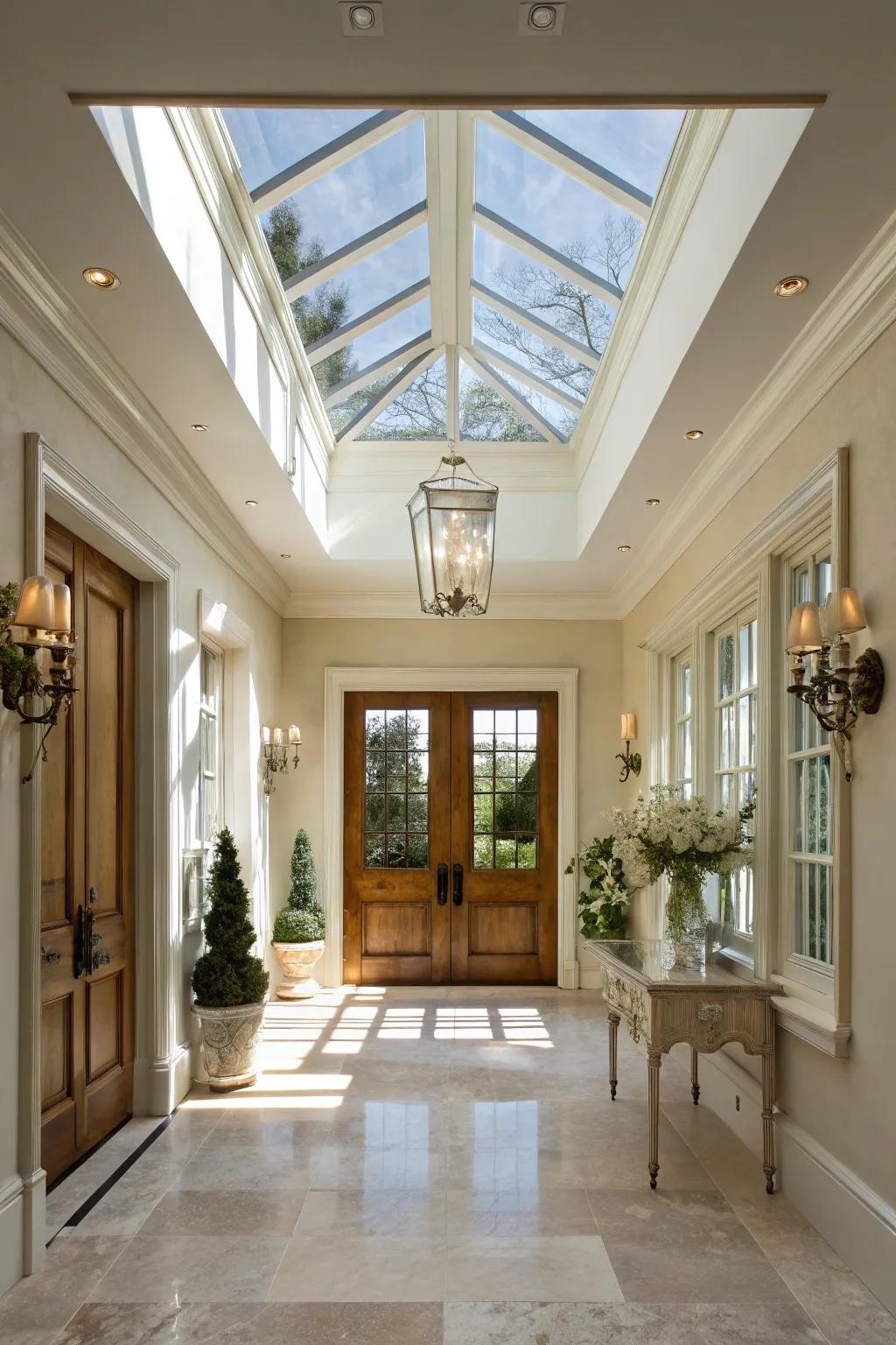 Light wells can brighten and transform your entryway.