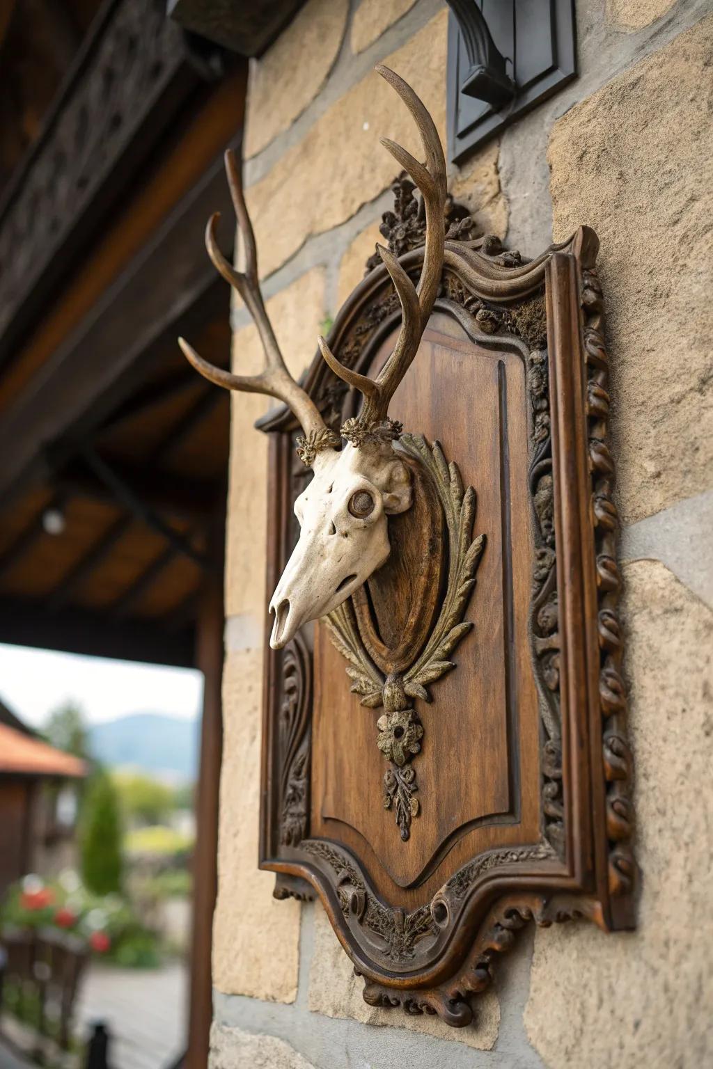 Vintage frames add class and charm.