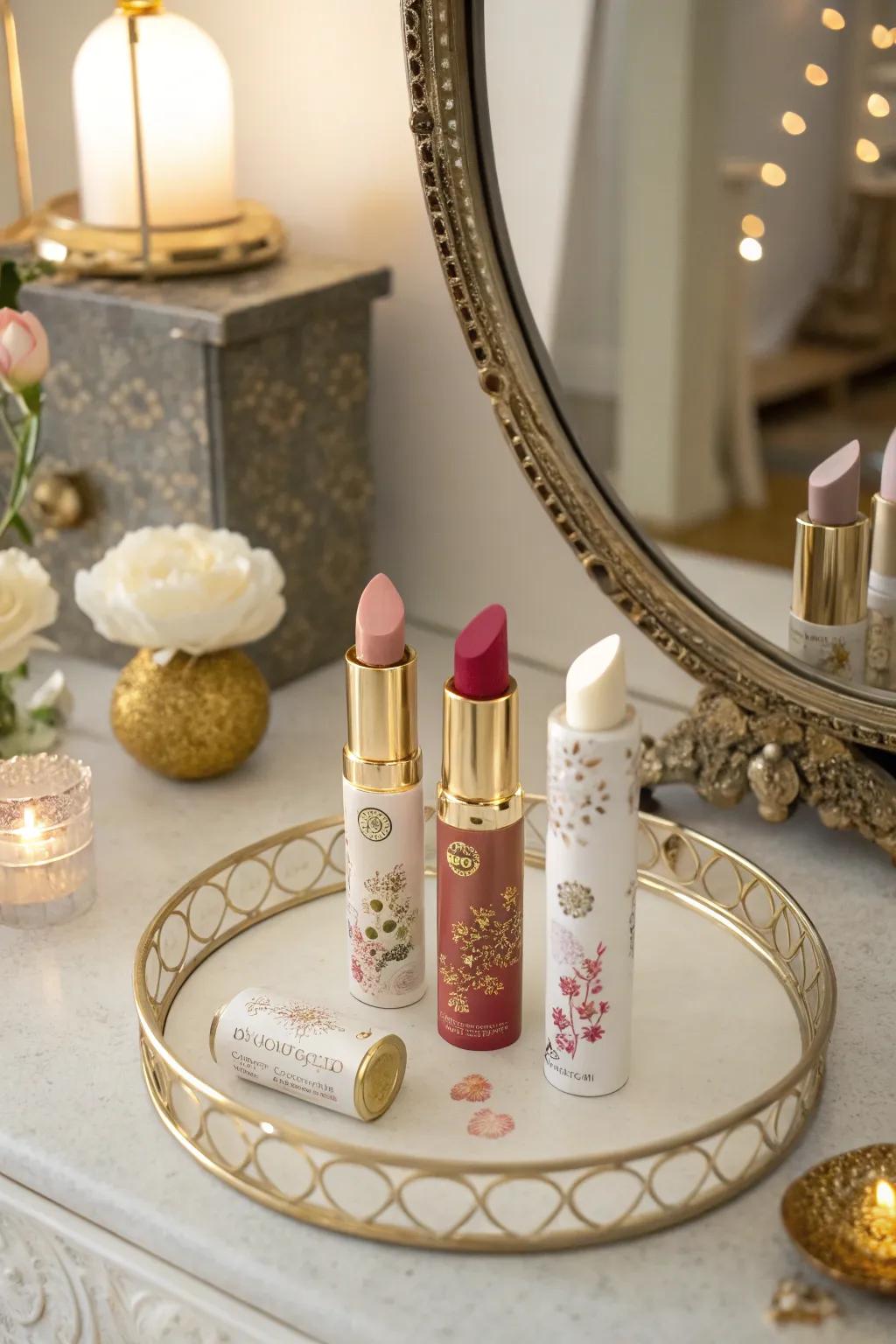 Keep your lips cared for and smooth with this needed care set.