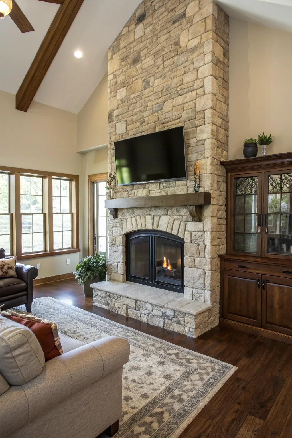 A harmonious combination of classic and modern styles.