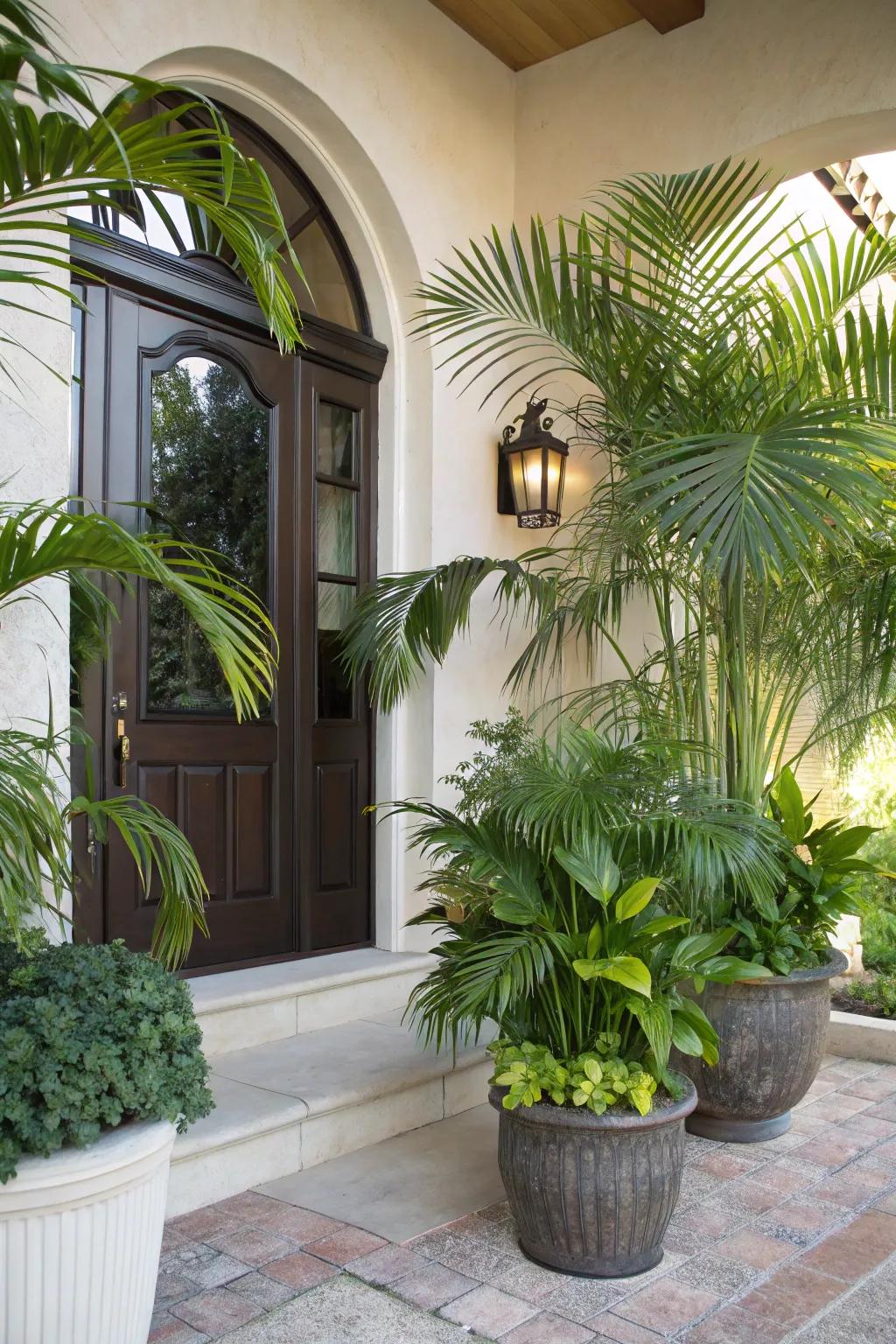 Bring vacation vibes home with tropical plants.