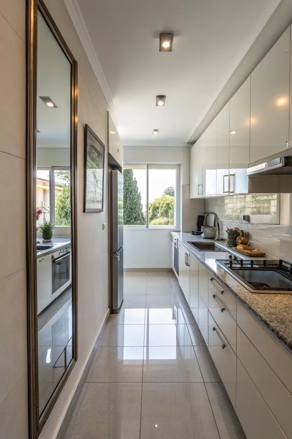 Mirrors that enhance space and light.