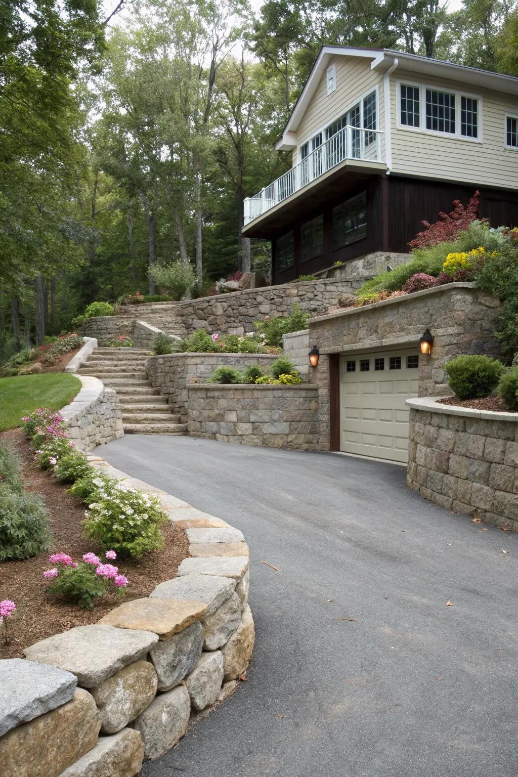 Stone holding dividers that offer construction and style.