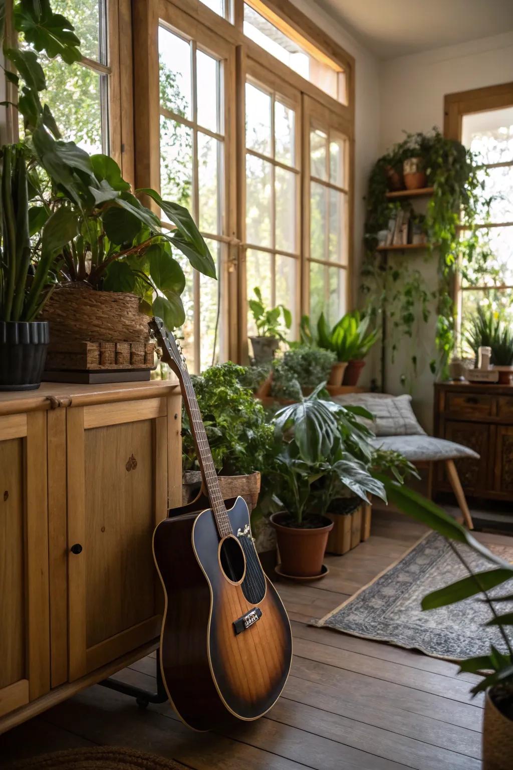 Bring nature into your guitar space.