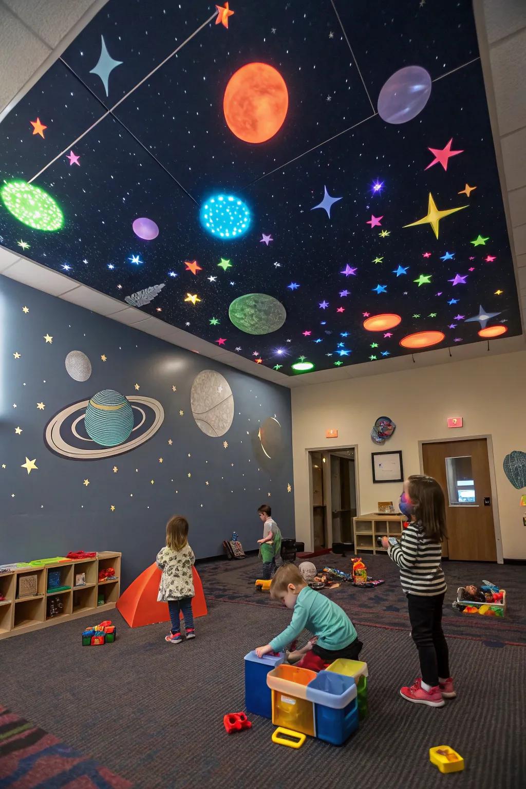 Themed decor can engage children's imaginations and boost involvement.