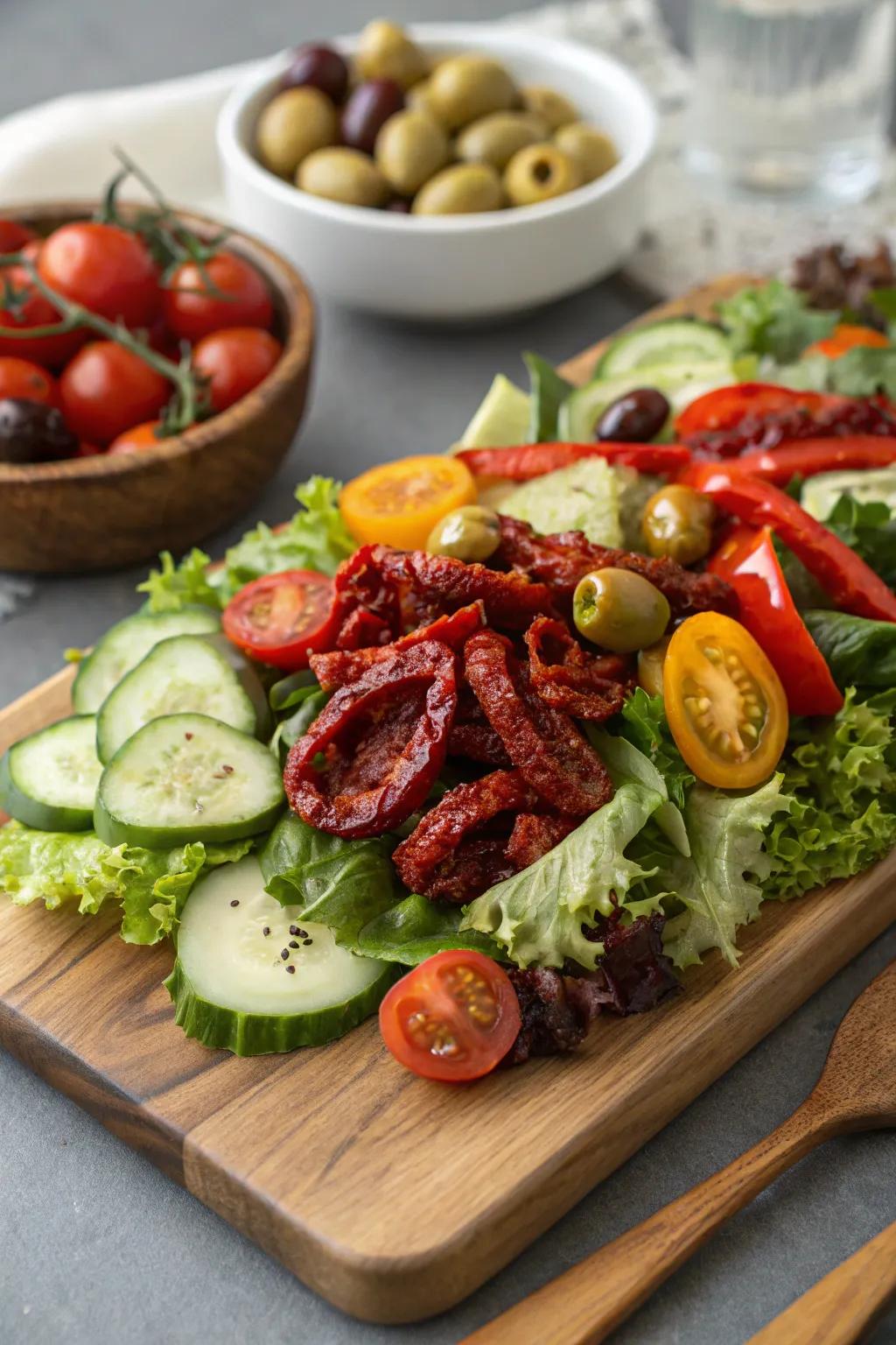 Global tastes to enrich your salad bar.