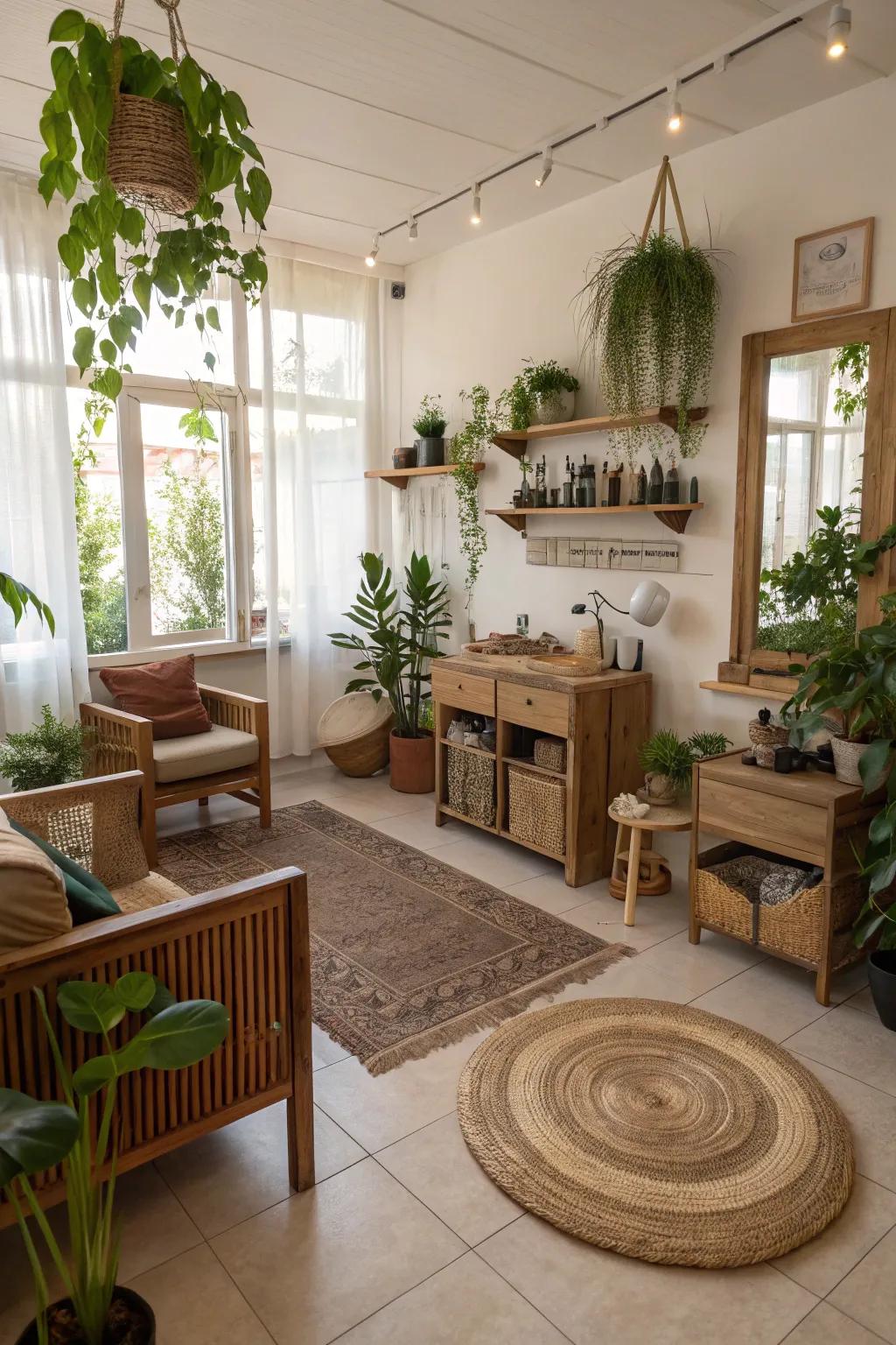 Eco-friendly design elements showcase your dedication to sustainability.