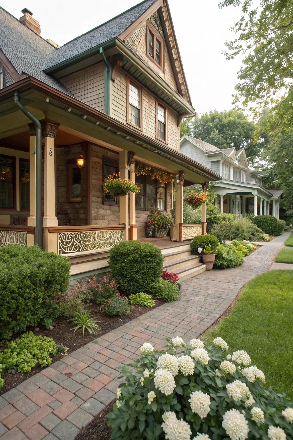 Craftsman-style trim adds warmth and charm to this home.