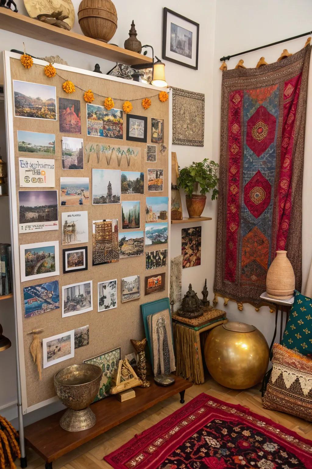 Celebrate global influences with a culturally diverse inspiration board.