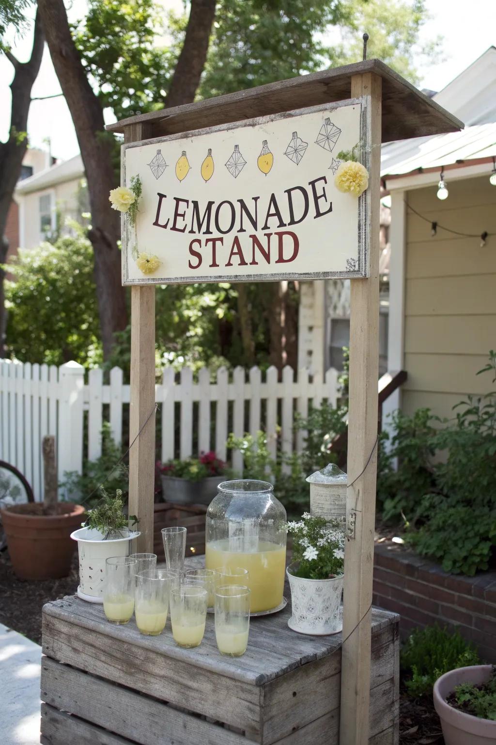 Classic looks bring a timeless charm to your booth.