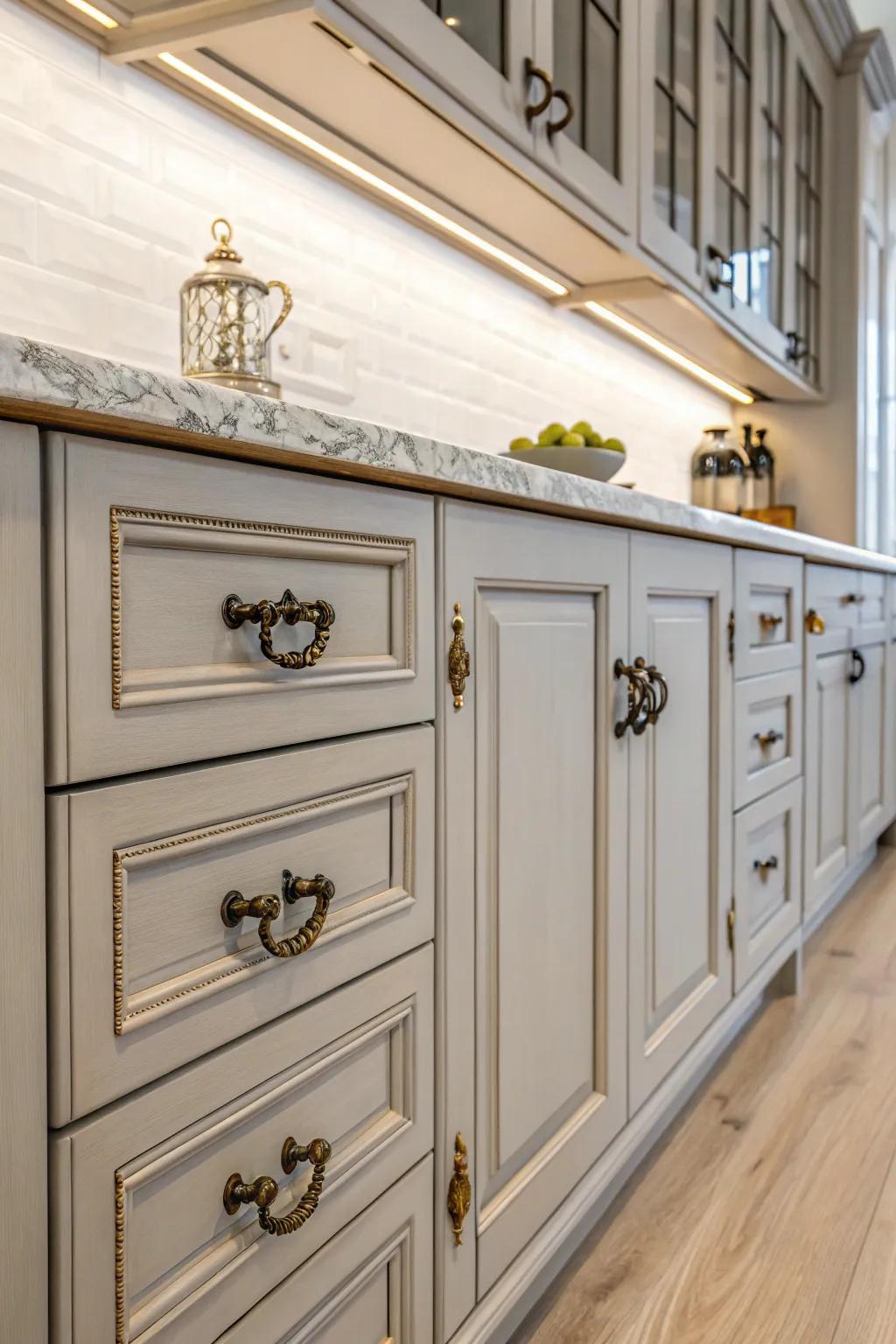 Aged hardware brings character and nostalgia.