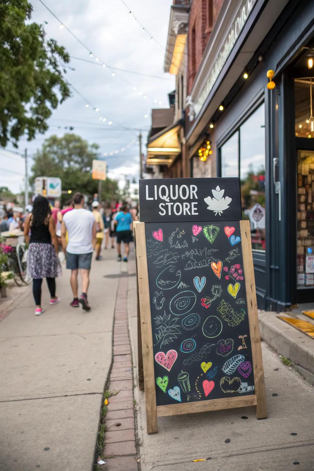 Interactive signs promote participation and creativity.