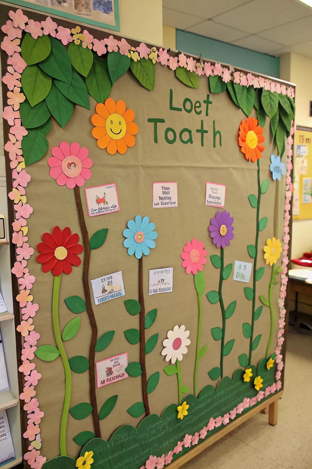 Watch your classroom area bloom with each shed tooth.
