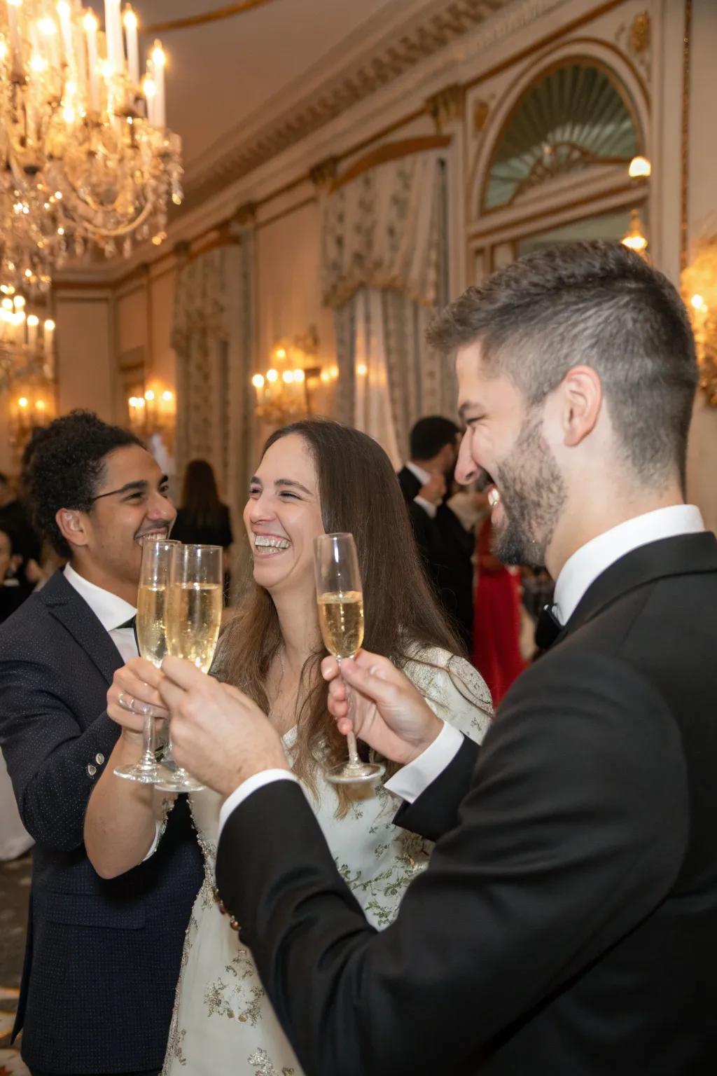 Toast with bubbly to celebrate your mortgage freedom.
