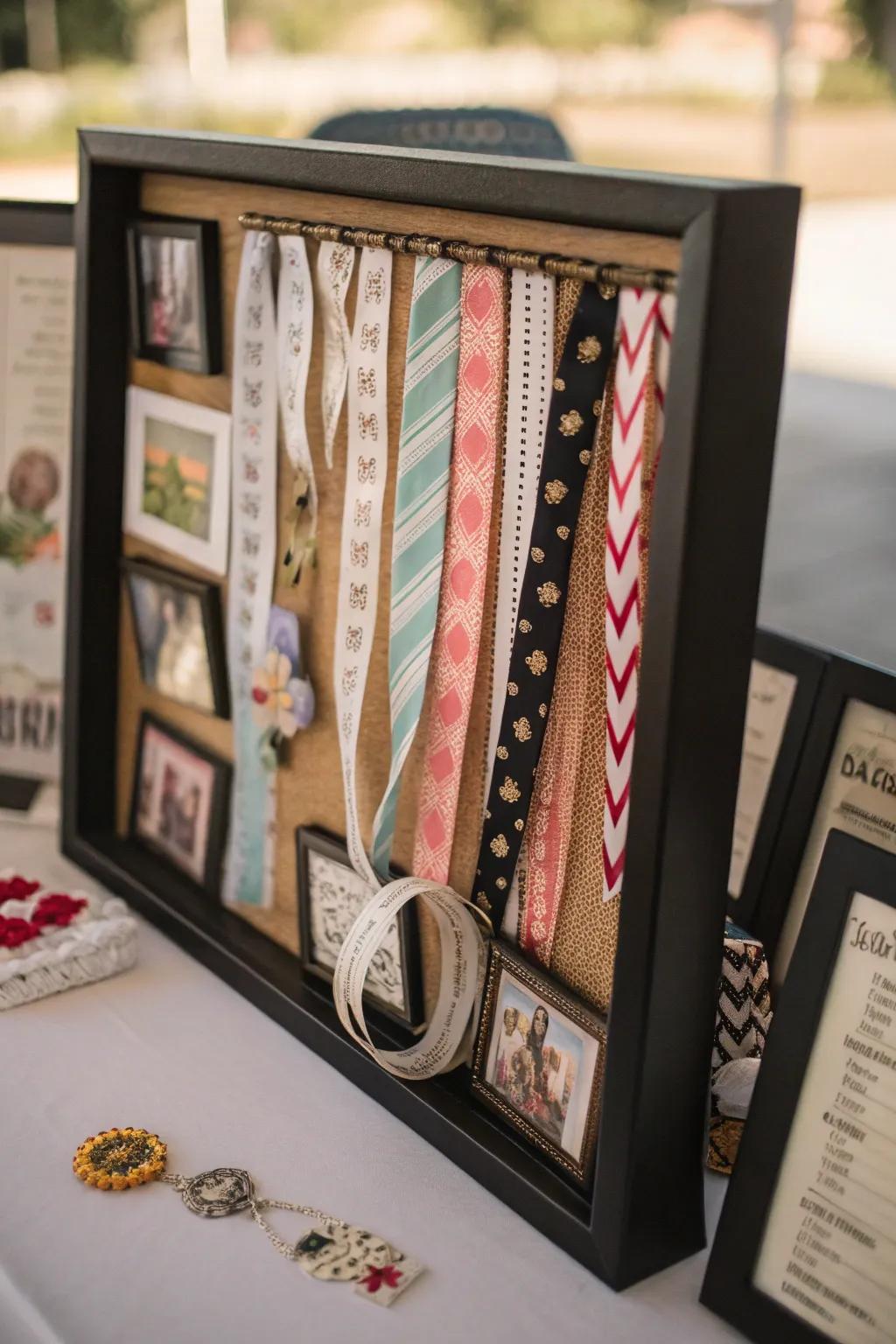 Elegant tapes tying memories together beautifully.
