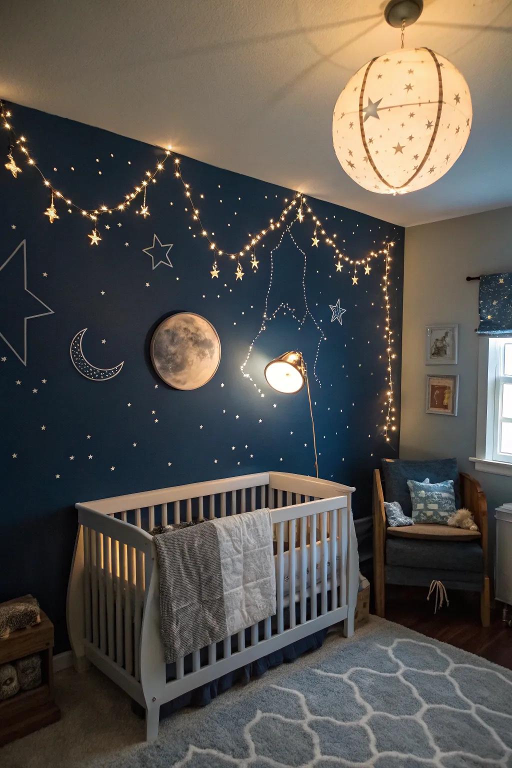 Drift into dreamland under a peaceful starlit sky.