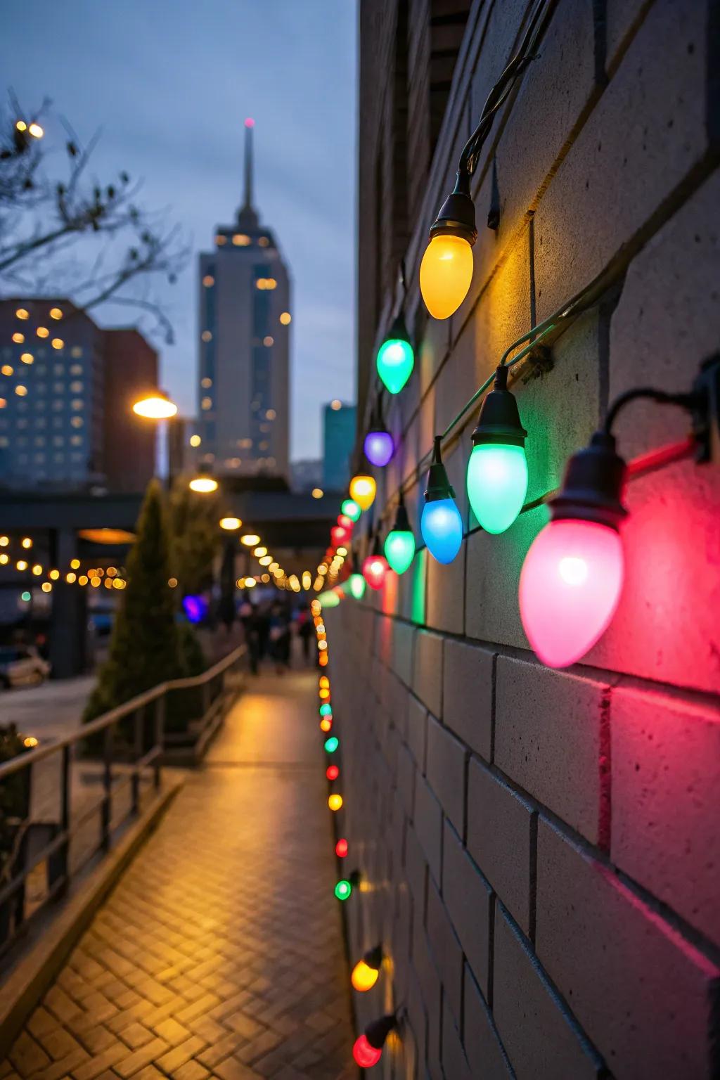 Instantly alter the mood with colorful lighting.