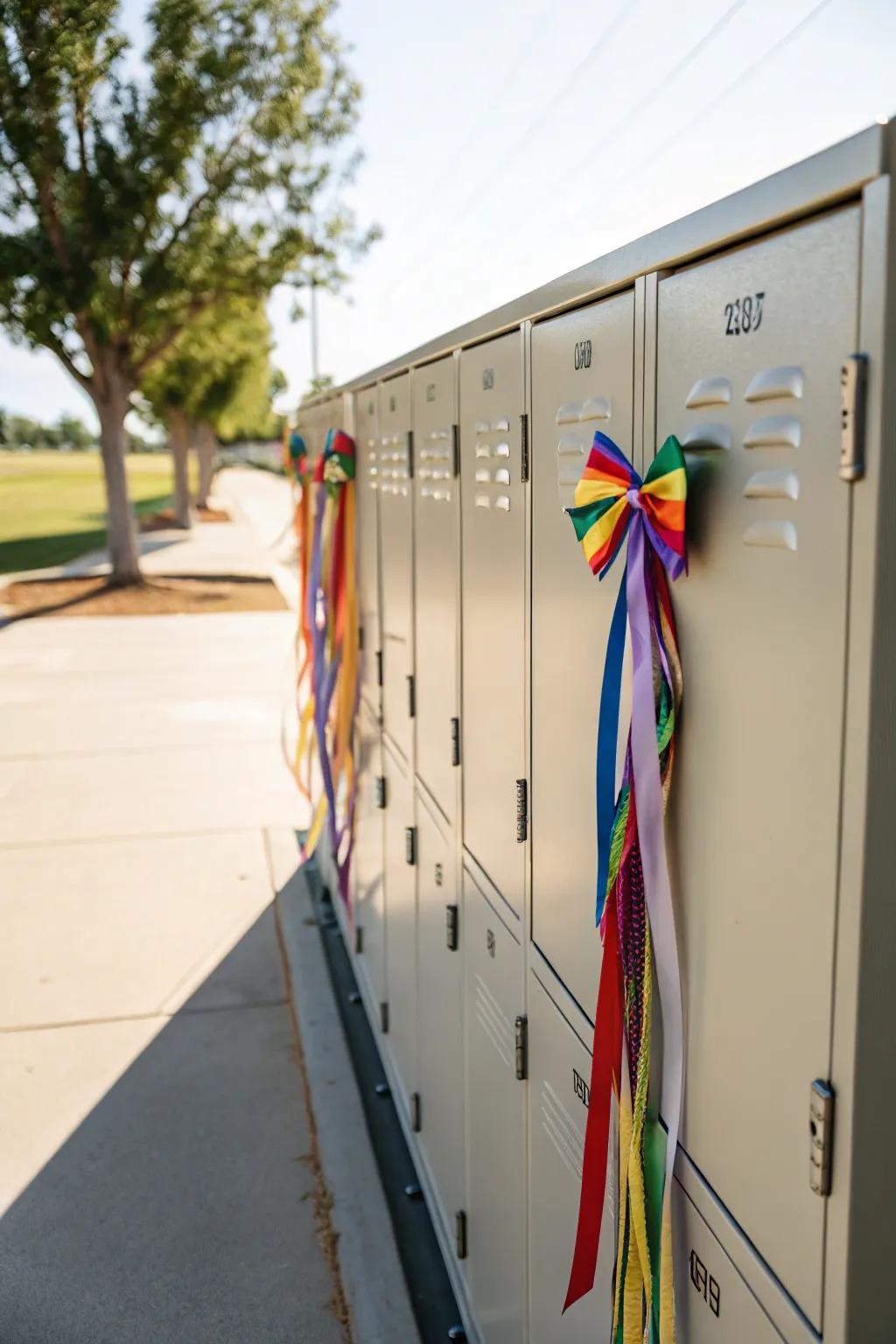 Bring in a playful vibe with colorful bands.