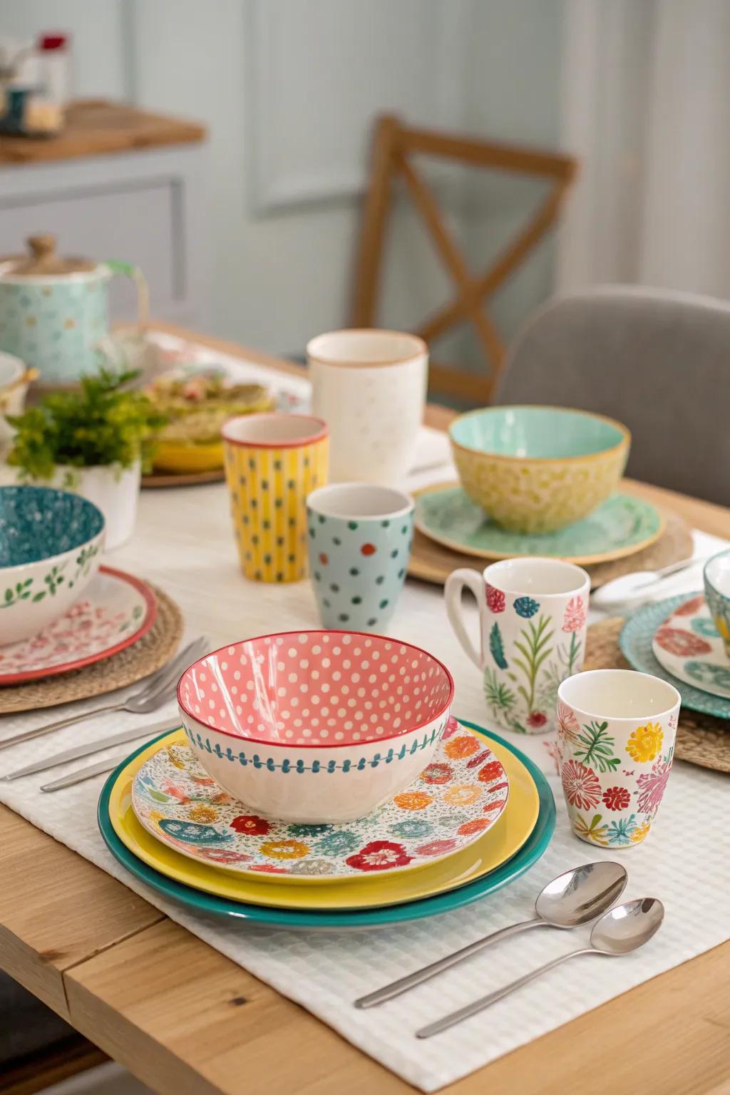 Showcase your style through mix and match.