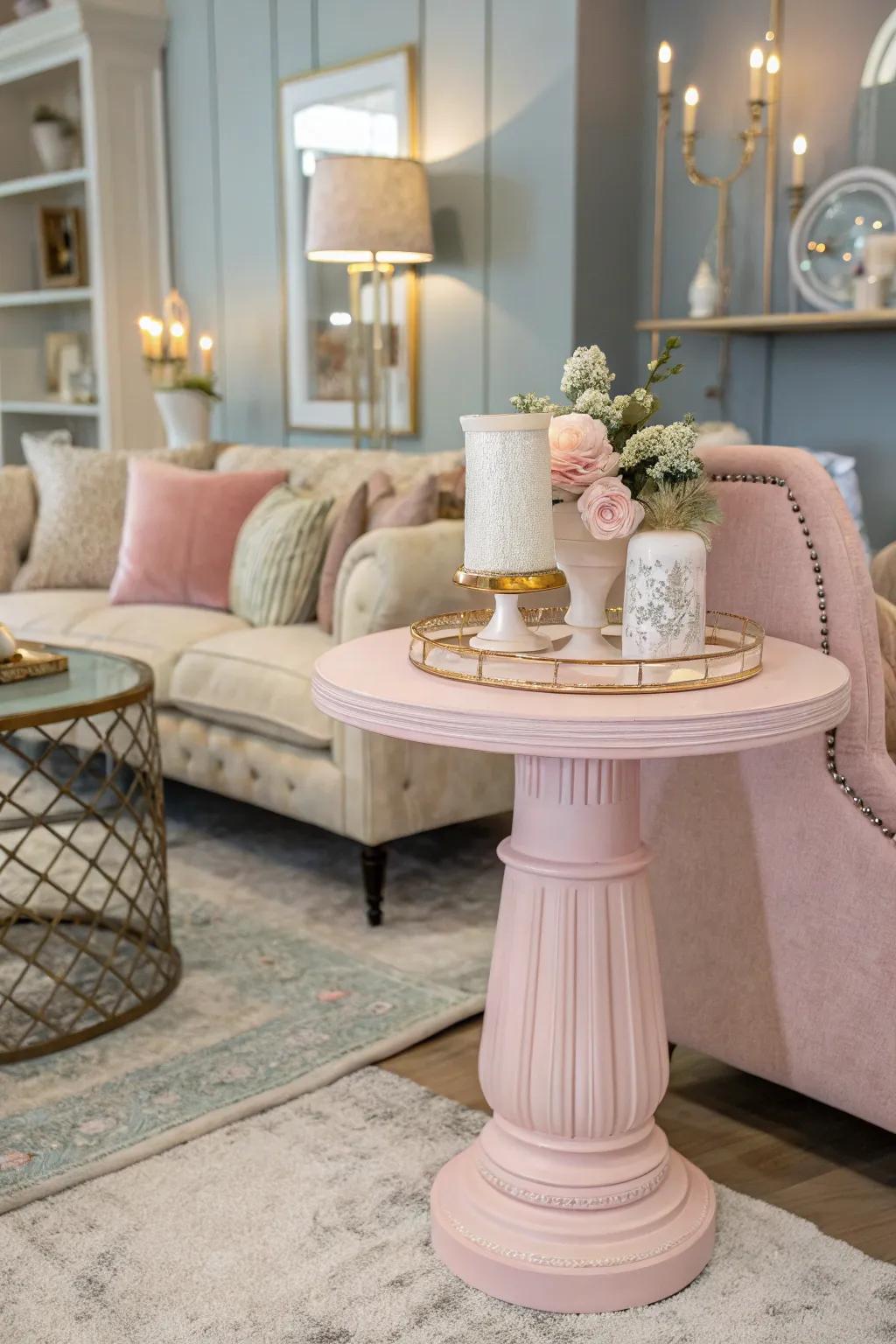 Light tones add a whimsical and elegant touch.