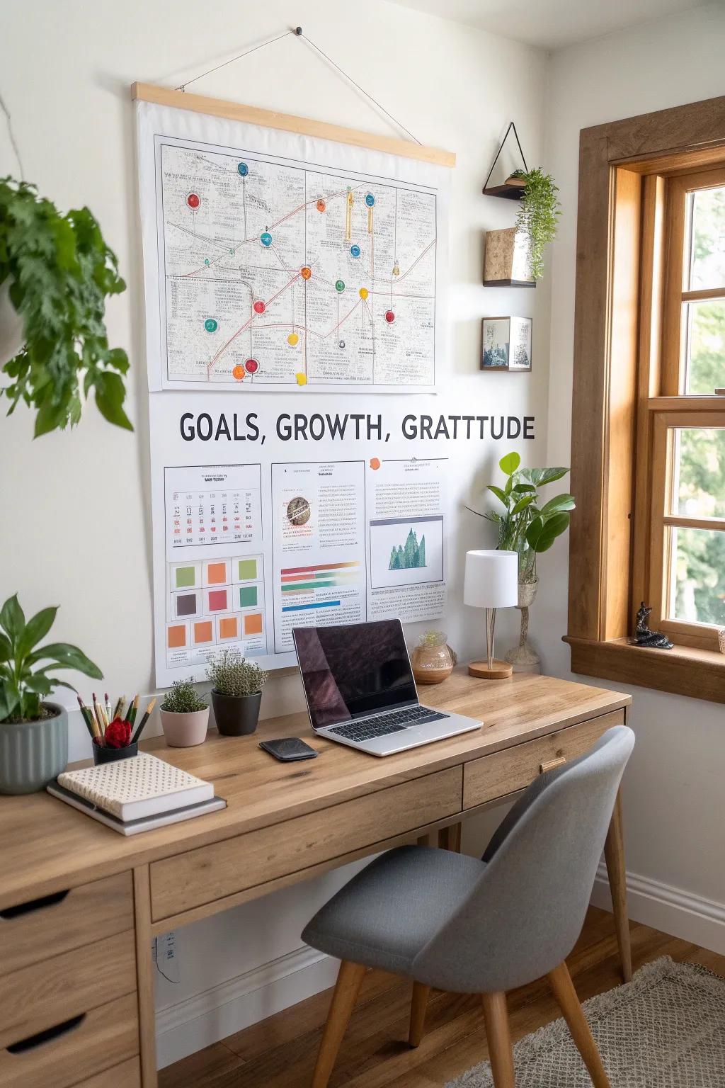 Chart your path using a visual thought chart.