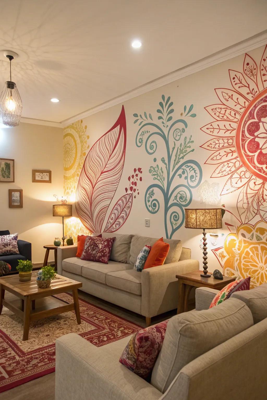 Show your creativity with temporary paint effects.
