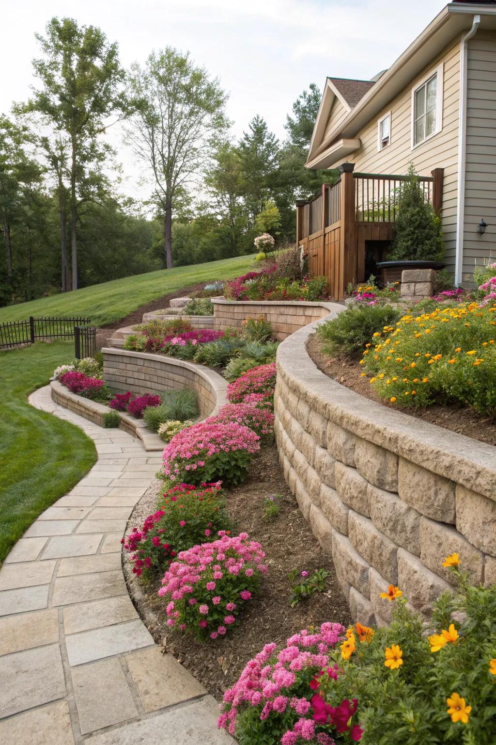Sweeping features enhance elegance and a natural flow across landscapes.
