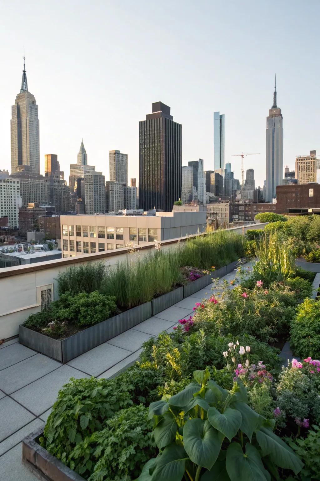 Botanical roofs introduce nature and sustainability to urban homes.