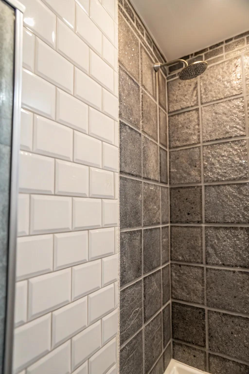 Contrasting depths establish visual fascination inside small showers.
