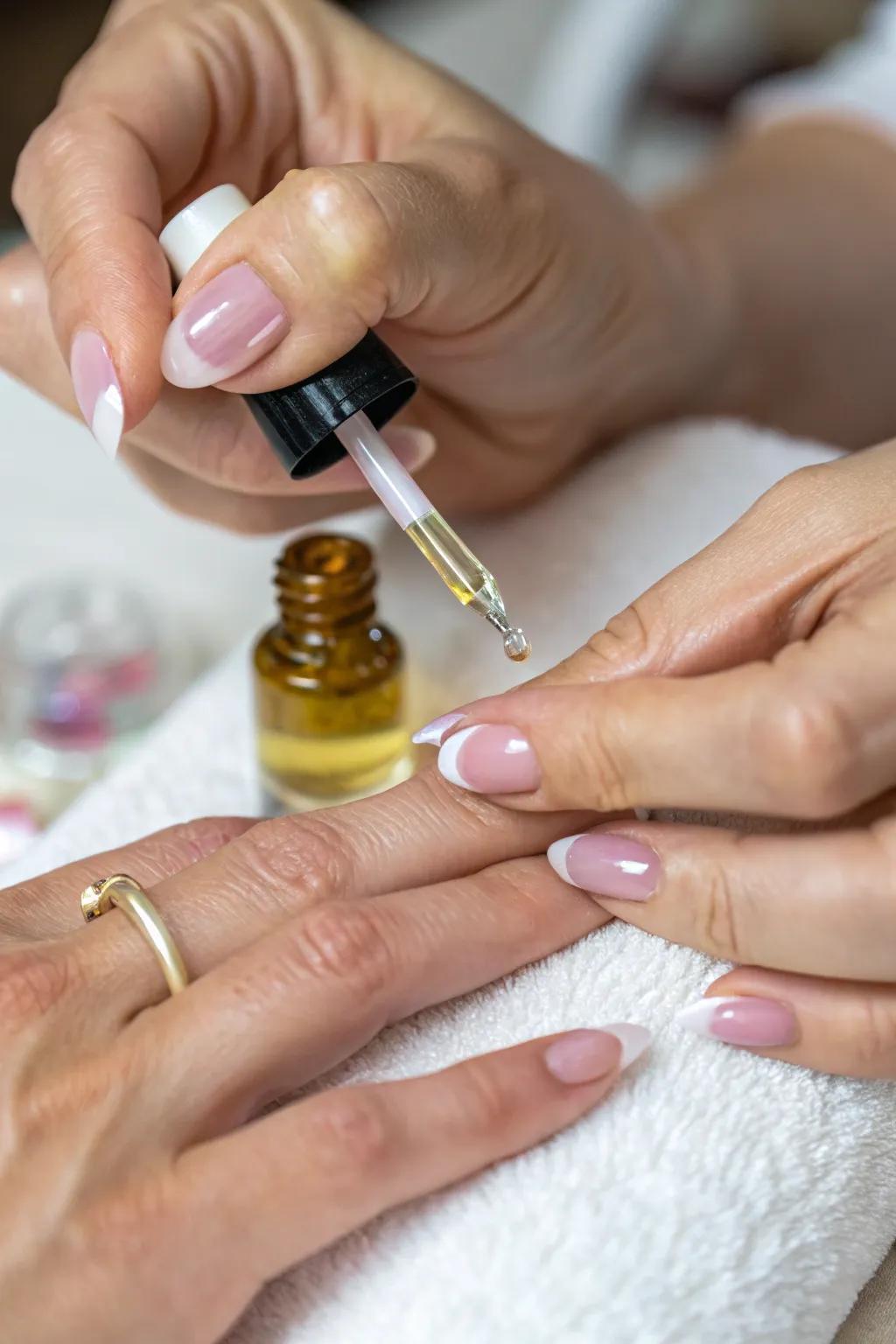 Well cared for nails.