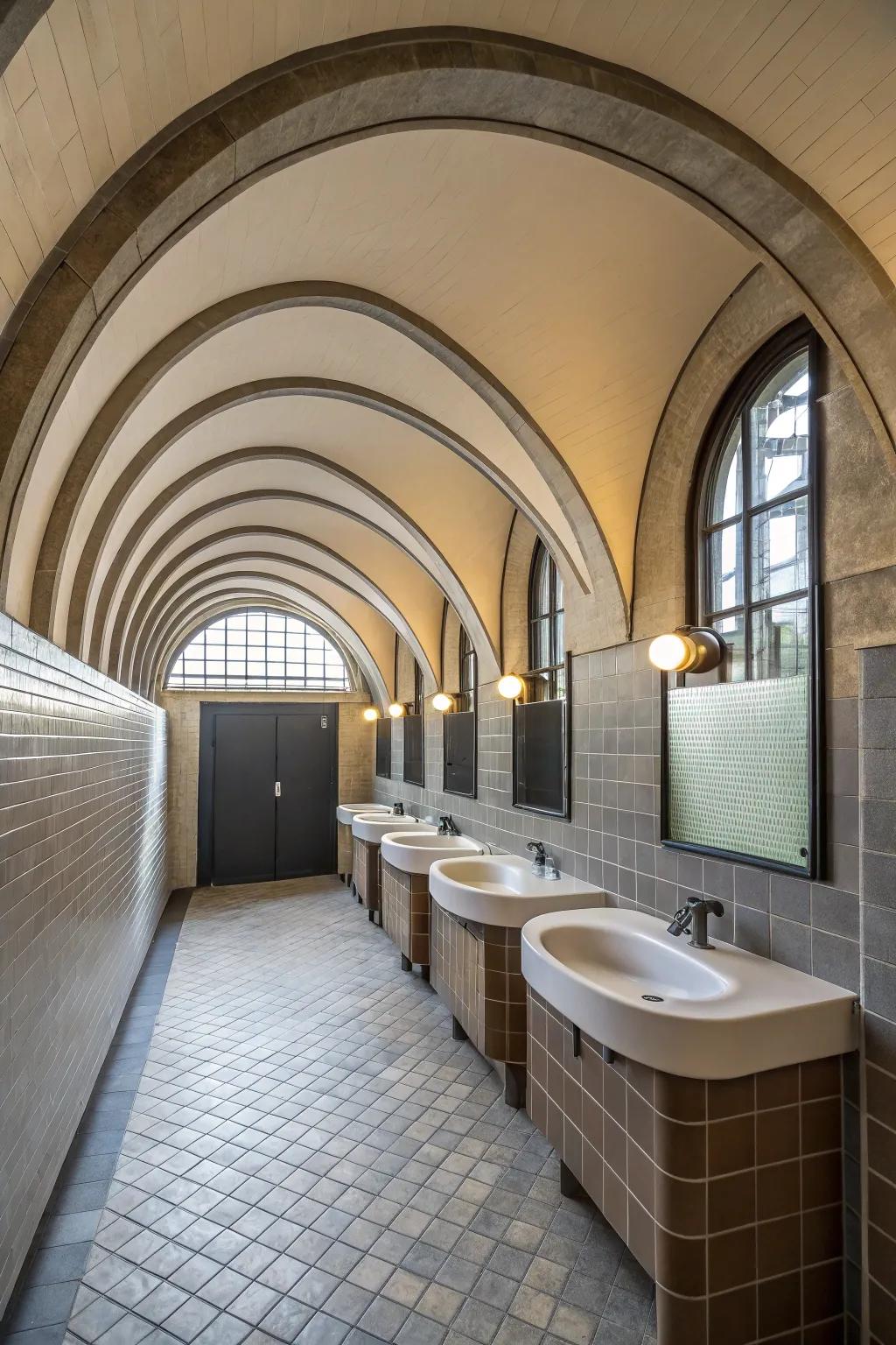 Curved details add both style and efficiency.